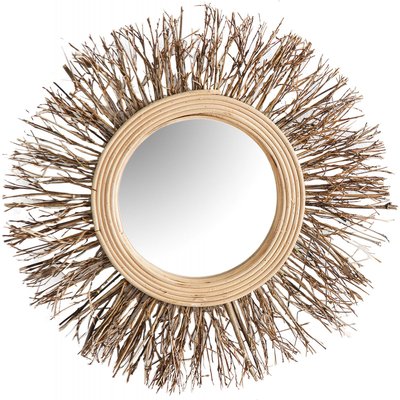 Miroir rond en bambou, Kail RECOLLECTION
