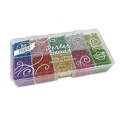 Boite de perles de rocaille metalliques STYLE ME UP