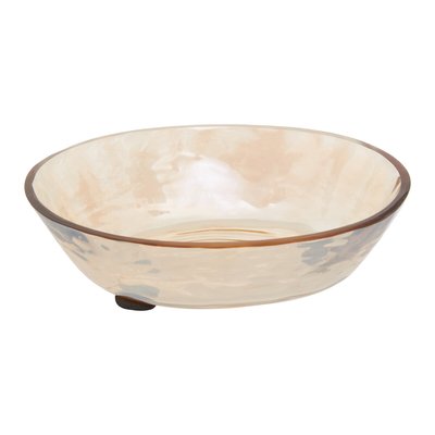 Dimpled Glass Soap Dish SO'HOME