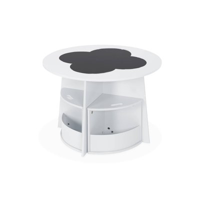Table avec ardoise pour enfant 4 chaises avec rangement NEPHOS SWEEEK
