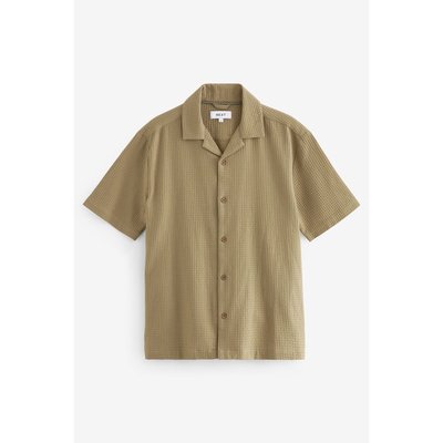 Chemise à manches courtes en tissu texturé NEXT