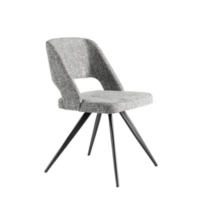 Chaise en tissu et pieds en acier ANGEL CERDA