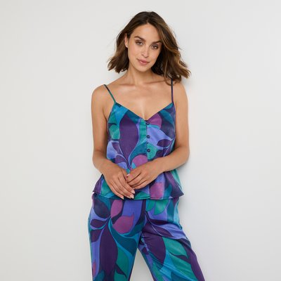 Rouge gorge pyjama femme top