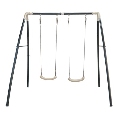 Portique balançoire double en métal Swing AXI