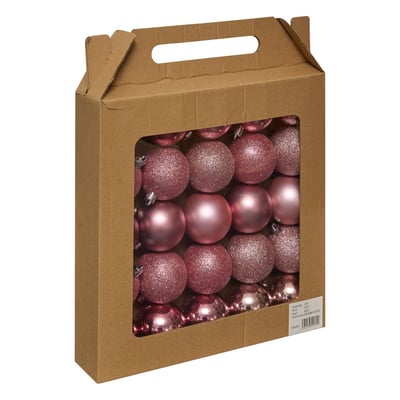 Lot de 25 boules de Noël D.6 cm JOKLI ATMOSPHERA