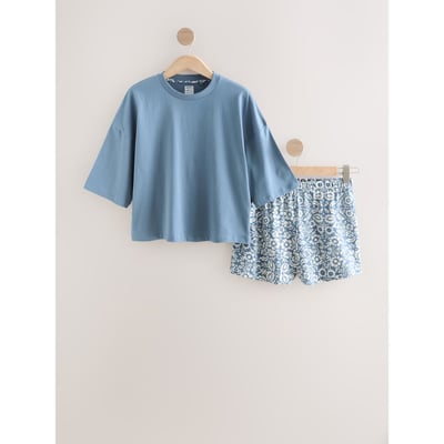 Ensemble pyjama avec short en coton NEXT