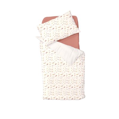 Parure de couette + taie 100x140 Happy DOMIVA