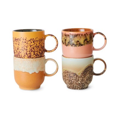 Mugs café  Cape set de 4 HKLIVING