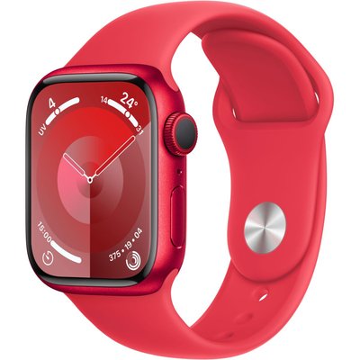 Montre connectée Serie 9 45mm Aluminium/(PRODUCT)RED M/L APPLE