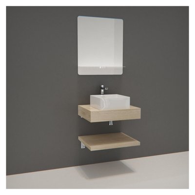 Meuble simple +vasque +miroir WILL MOB IN