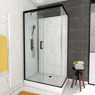 Cabine de douche ambiance métro HOME MAISON