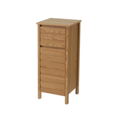 Meuble de rangement salle de bain en Bois - 34x30x78cm WADIGA