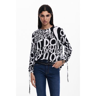 Blouse à lettres avec nœuds DESIGUAL
