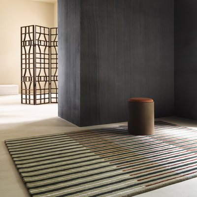 Tapis salon et chambre fait à la main en laine motif géométrique UN AMOUR DE TAPIS