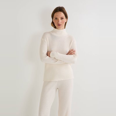 Pull col montant en maille contenant du cachemire, Oeko-Tex MONOPRIX KIDS