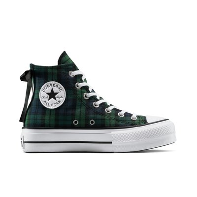 Baskets CHUCK TAYLOR ALL STAR LIFT PLATFORM PLAID CONVERSE