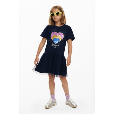 Robe courte cœur DESIGUAL