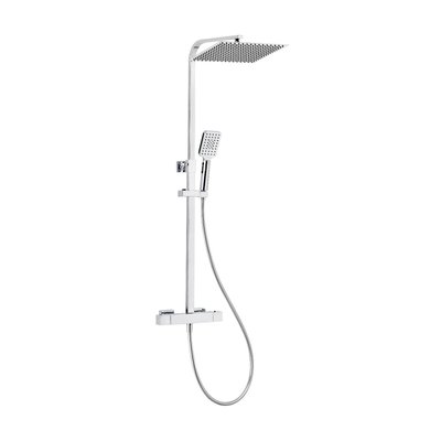 Colonne de douche carrée en inox MORK MOB IN