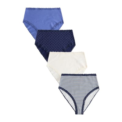 Culotte en dentelle et coton, lot de 4 NEXT