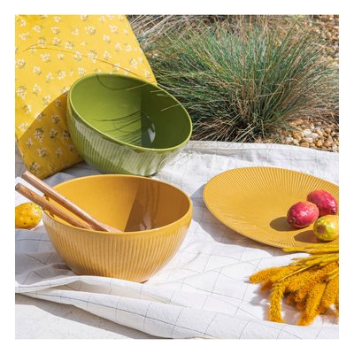 SALADIER DIAM.28,5CM BOHEM BLANC TABLE PASSION