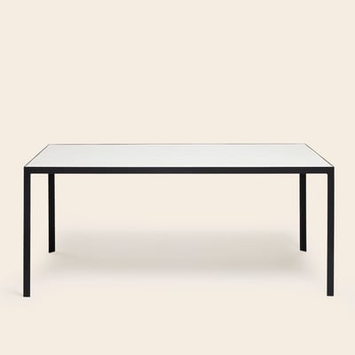 Table À Manger en bois et piètement métal noir ORELIA MADURA
