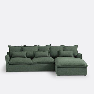 Canapé d'angle polyester, Odna LA REDOUTE INTERIEURS