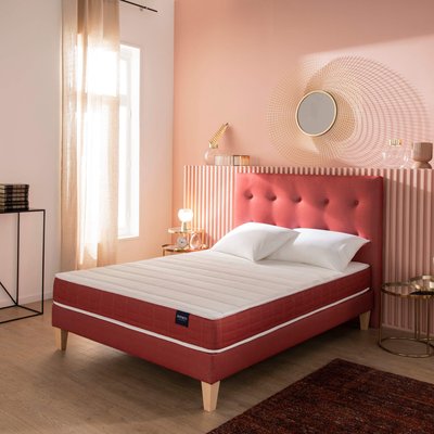 Ensemble matelas couchage latex, sommier, pieds et tête de lit Crépuscule 400 SOMEO
