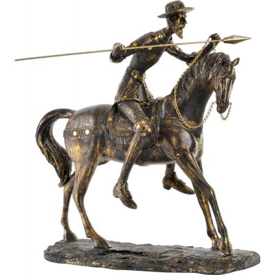 Statue en résine, style rétro, Don Quichotte RECOLLECTION