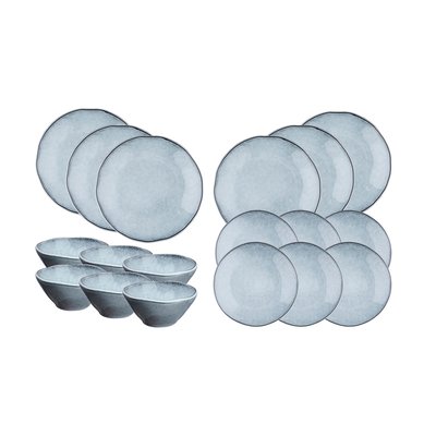 Lot de 18 set les essentiels en grès, CLOUD BJORN