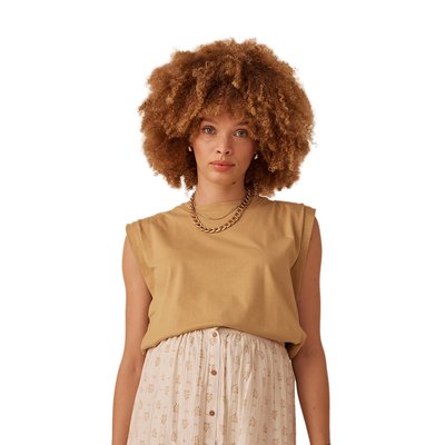 Tee-shirt grossesse sans manches à épaulettes ENVIE DE FRAISE