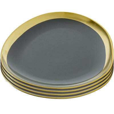 Assiettes Vibrations 21cm set de 4 KARE DESIGN
