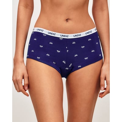 Shorty en coton imprimé noeuds BIGELATIZ PRIN UNDIZ