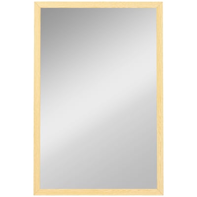 Miroir mural Verre Noir HOMCOM