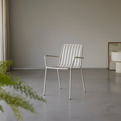 Fauteuil en métal cream GABY TIKAMOON