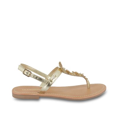 Sandales plates en cuir OFEA LES TROPEZIENNES PAR M BELARBI