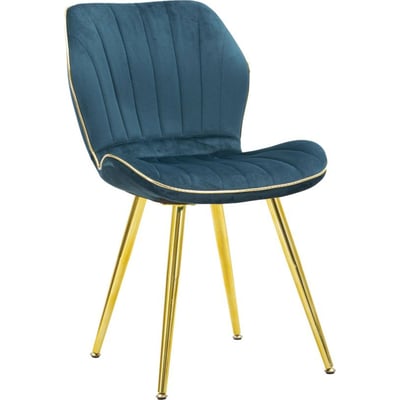 Lot de 2 chaises velours capitonnées GLAM RECOLLECTION