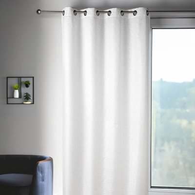 Rideau d'ameublement shantung tout brodé HOME MAISON