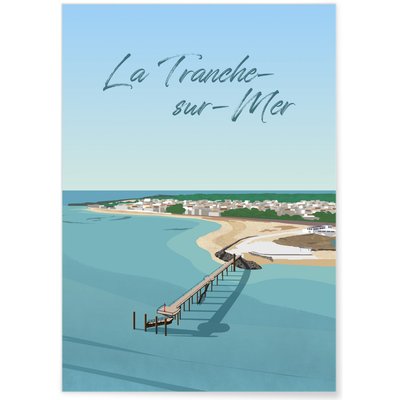 Affiche ville La Tranche-sur-Mer L'AFFICHERIE