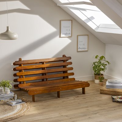 Structure futon en bois massif TERRE DE NUIT