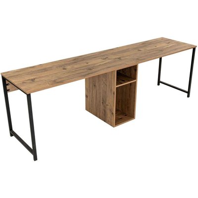 Bureau 2 places en aggloméré Twin HANAH HOME