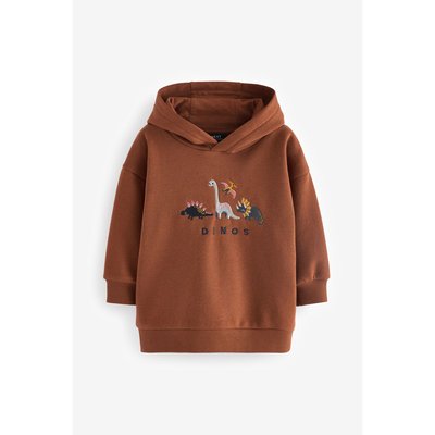 Sweat à capuche motif placé brodé NEXT