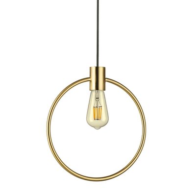 Suspension Filaire Abc Laiton Satiné Cercle MILLUMINE