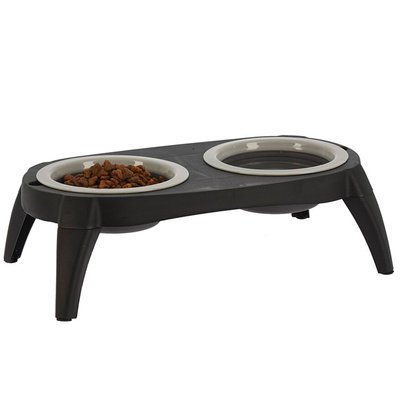 Porte gamelles + 2 gamelles de voyage pliable 39.5x21.5x12cm WADIGA