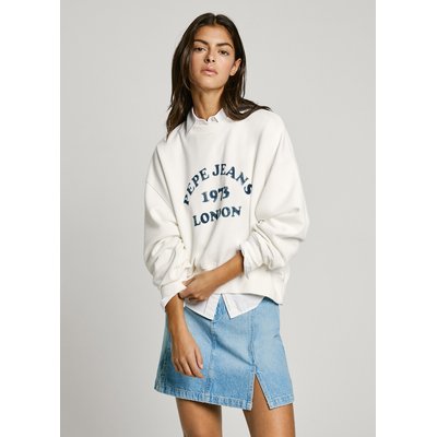 Sweatshirt in Cropped-Form mit Logoprint PEPE JEANS