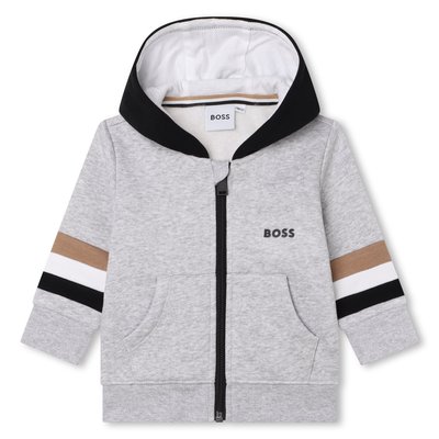 Sweat-shirt zippé en molleton BOSS KIDSWEAR