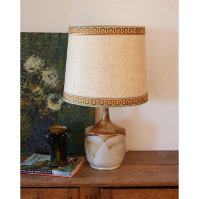 Lampe seventies en céramique Julia N°1051 - Bon état DEBONGOUT