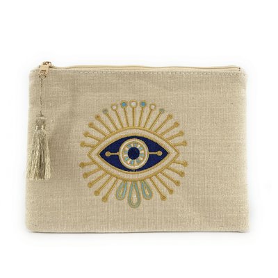 Pochette trousse en tissu glossy MATAKI GLOW OH MY BAG