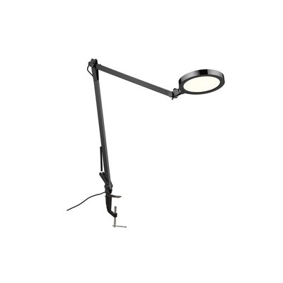 Lampe de bureau acier, aluminium sur socle BIVO ALUMINOR