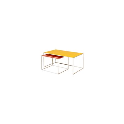 Lot de 2 tables basses en métal SPRING CHEHOMA