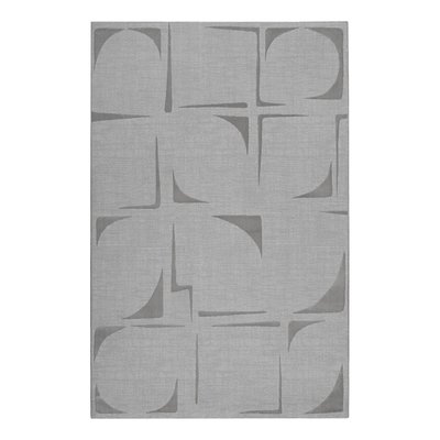 Tapis ras chiné avec motif et relief , NELLE ESPRIT